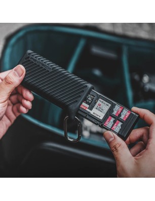 PGYTECH Boitier Lecteur de Cartes Createmate Noir - Accessoire de Stockage et Transfert de Données