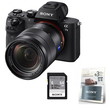 SONY ALPHA 7 II + 24-70 F/4 + SD64GB + EXTENSION 3ANS