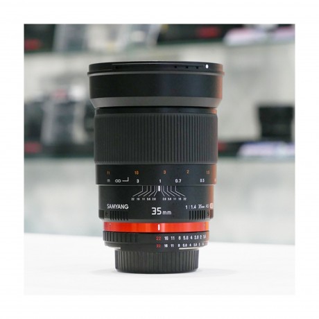 OCCASION - SAMYANG MF 35 F/1.4 AS UMC (NIKON F) - GARANTIE 6 MOIS